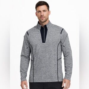 Lululemon Men’s 1/4 Zip Pullover Running Shirt - Fits Like A Large - Grey